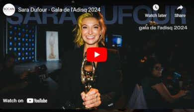 Sara Dufour, Interview, ADISQ, 2024